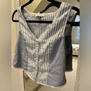 American Eagle - striped Waistcoat Vest | size S